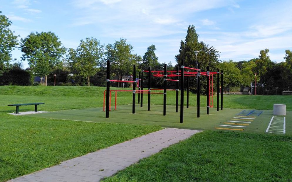 Beweeglint bij de beweegpark in de wijk Batau