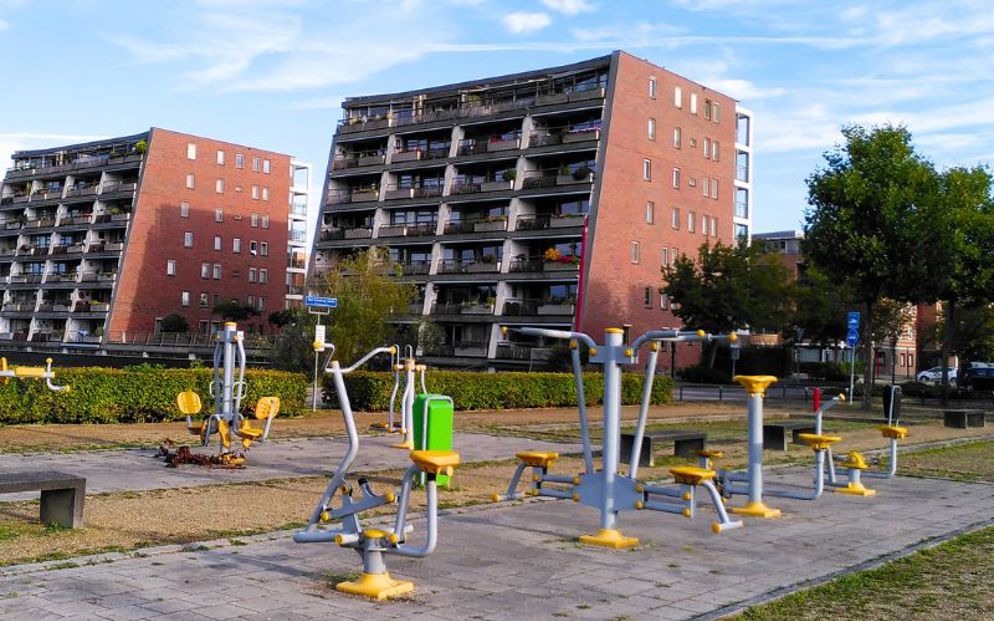 Beweeglint bij de beweegstraat in de wijk Galecop 