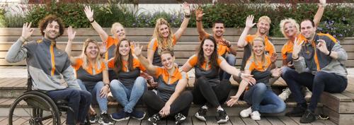 Team foto van de buurtsportcoaches van SportID